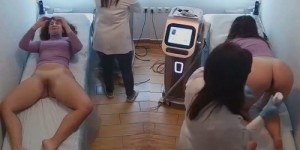 Peeping on pussy and ass waxing (Intimate Waxing 290-293)